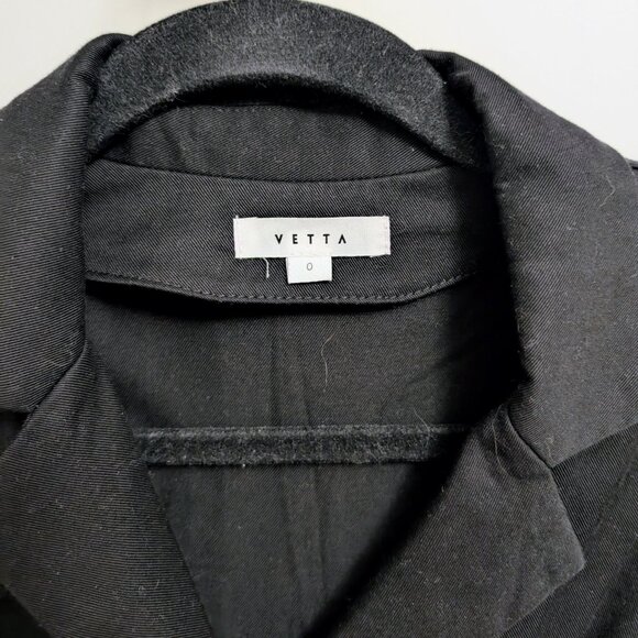 The Notch Collar Two Piece Dress in Black - Picture 6 of 8